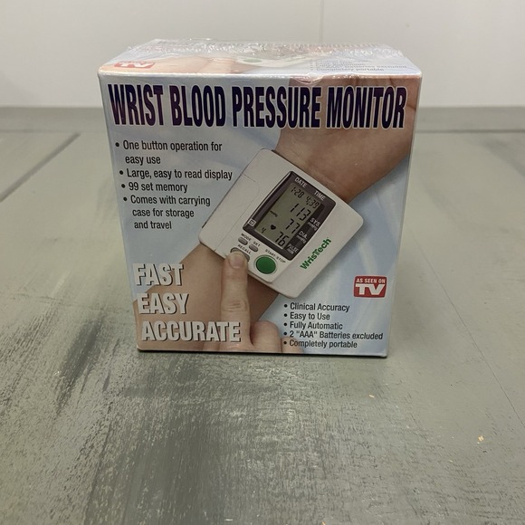 Wrist Blood Pressure Monitor Portable Digital - Picture 1 of 5
